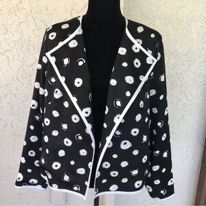 Grace Chuang Black & White Jacket, SzXXXL